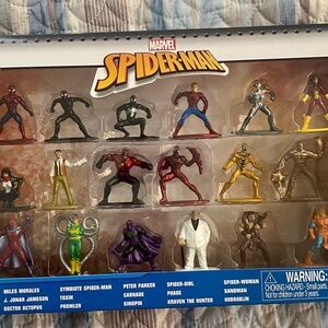 Marvel Spider-Man Action Figure Collection - Red, Black, Gold